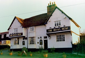 Buck's Head Pub in Little Wymondley, Hitchin, Hertfordshire, England